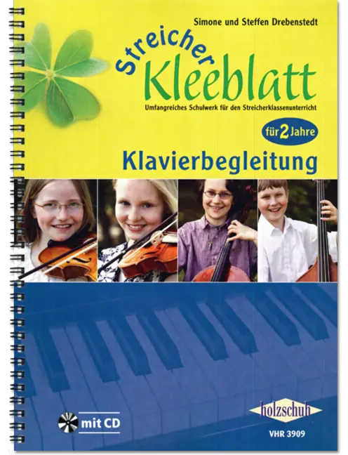 Streicher-Kleeblatt, Klavierbegleitung